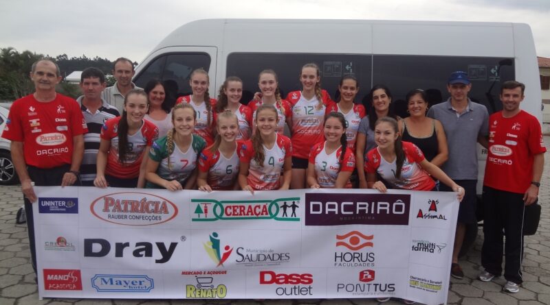 Equipe conquistou a 2ª colocação no torneio na cidade de Nova Trento