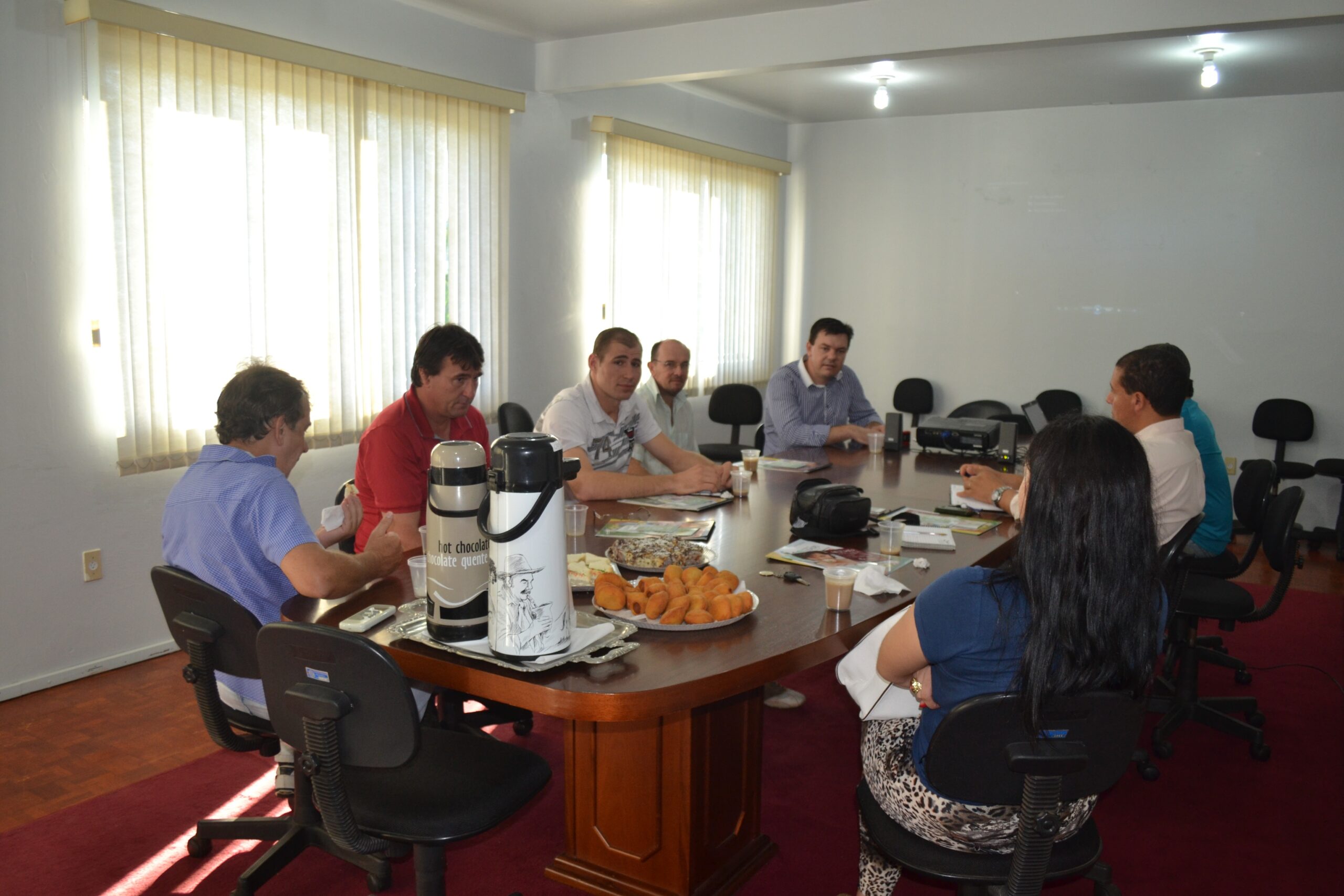 Administração Municipal de Saudades reuniu a imprensa regional para explanar sobre os projetos que estão sendo pleiteados para o ano de 2014