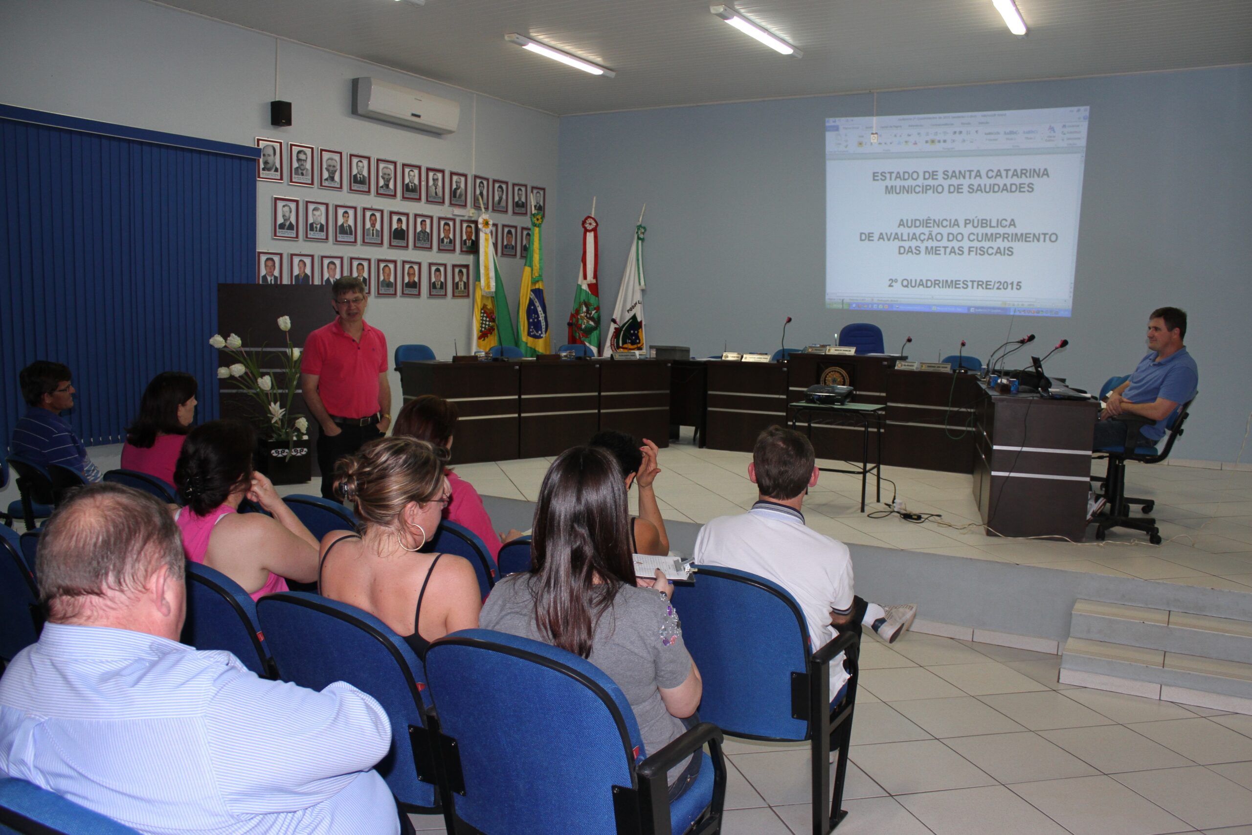 Dados foram apresentados pelo auditor Elói e pelo contador do município Jaime