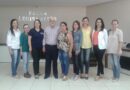 Professoras alfabetizadoras, orientadora Letícia Klaus e coordenadora Eliamar Corradi, participaram do seminário do PNAIC em Pinhalzinho