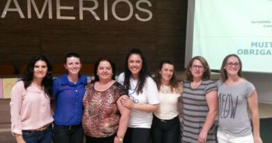 Conselheiras tutelares eleitas no município de Saudades participaram da capacitação promovida pela Amerios
