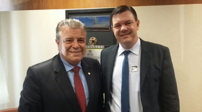 Prefeito Daniel visitou gabinete do Deputado Federal Marco Tebaldi