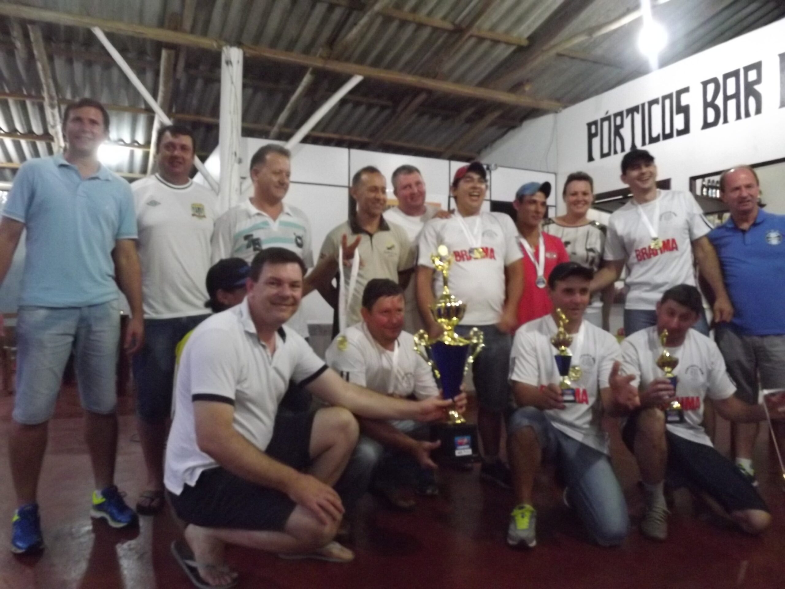 Equipe do Pórticos Bar conquistou o título do Campeonato de Bocha 48