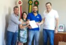 Representantes do poder público municipal e da Uninter de Saudades firmam parceria para mais um ano