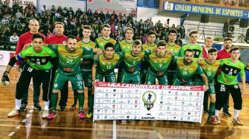 Equipe da ADAF Saudades estreou com derrota o returno da Liga Catarinense de Futsal