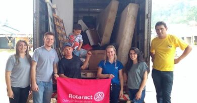 Móveis foram arrecadados pelo Rotaract Club de Saudades e entregues à família Dalcortivo
