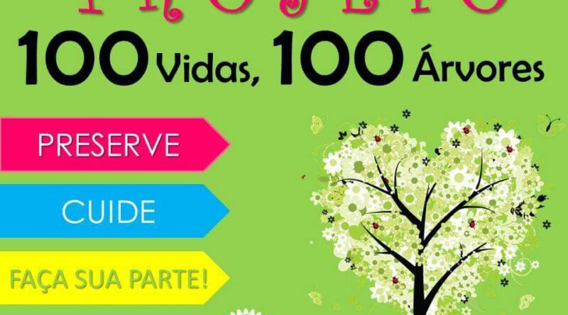 Projeto "100 vidas, 100 árvores"