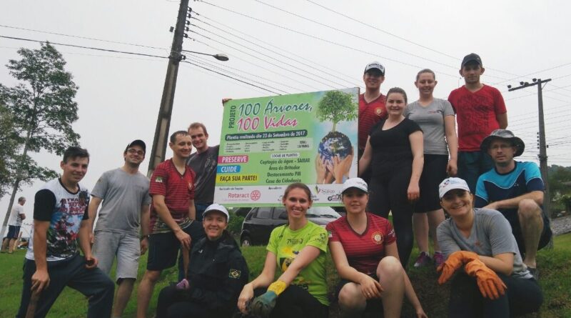 Projeto “100 Árvores, 100 Vidas” foi realizado em alusão ao Dia da Árvore