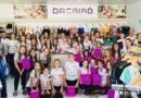 Atletas, pais e professores da equipe do Voleibol Saudadense visitaram empresa Dacrirô de Nova Erechim