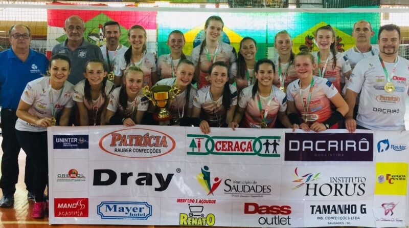 Equipe Saudadense tem um histórico de grandes conquistas e agora participará do Campeonato Sul-Americano, na Bolívia