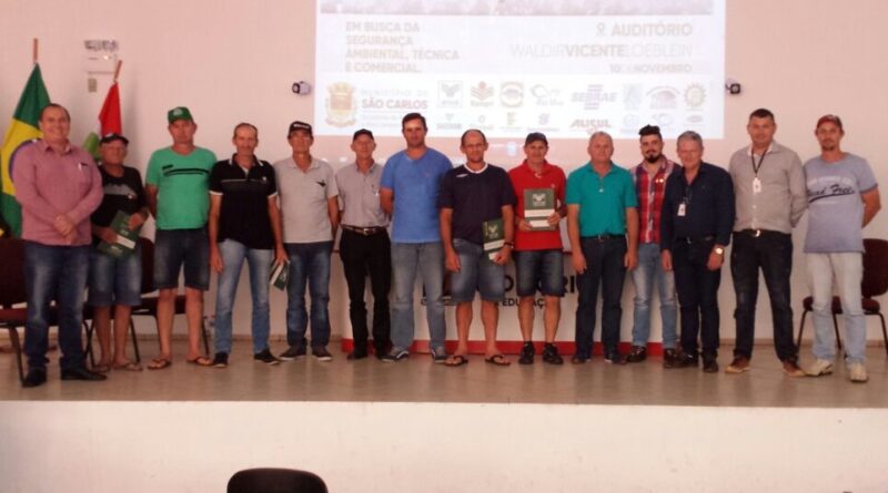 Produtores saudadenses participaram do curso ofertado na cidade de São Carlos