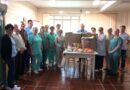 Equipe da Rádio Vale FM fez a entrega dos alimentos ao Hospital de Saudades
