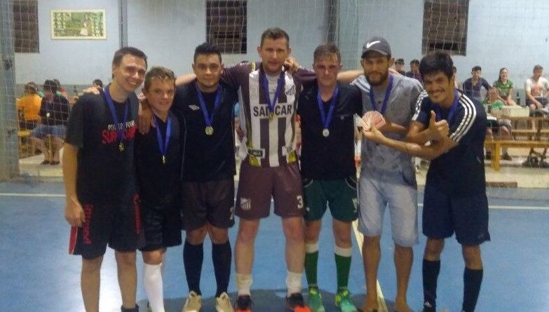 Equipe campeã do Futsal Masculino