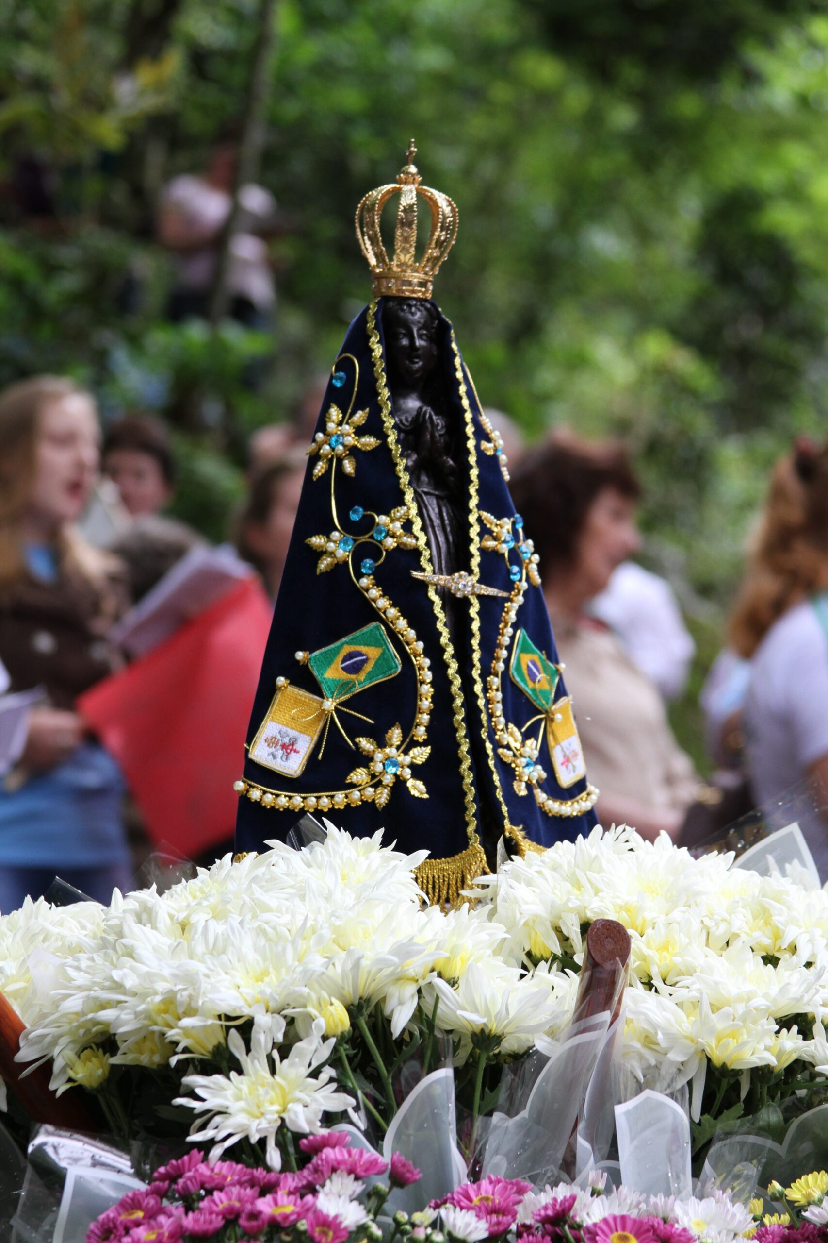 Romaria em honra à padroeira do Brasil foi realizada no sábado (12), no Santuário Ecológico