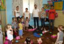 Visita às crianças e profissionais do CEI Trenzinho Alegre