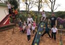 No CEI Balão Mágico, na Linha Santo Antão, parque infantil foi instalado com a parceria da Secretaria da Educação