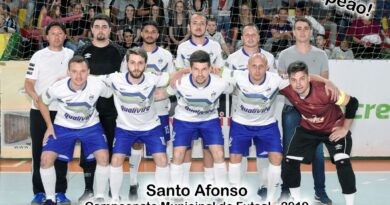 Equipe Santo Afonso ganhadora da categoria Força Livre