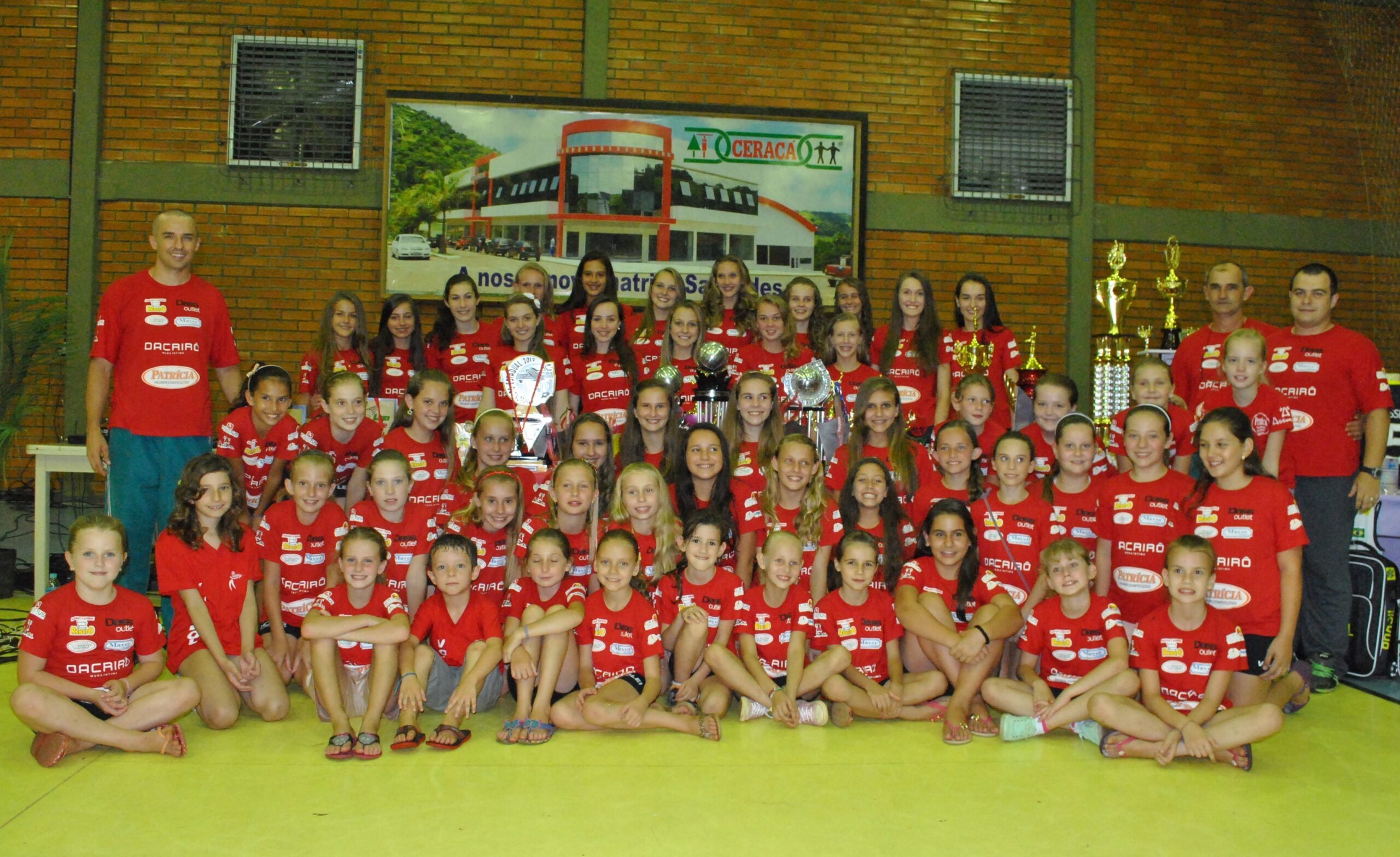 Equipe do voleibol saudadense participou, durante o ano de 2013, de 35 campeonatos