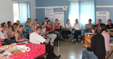 ACS do município de Saudades deram um feedback sobre a pesquisa realizada
