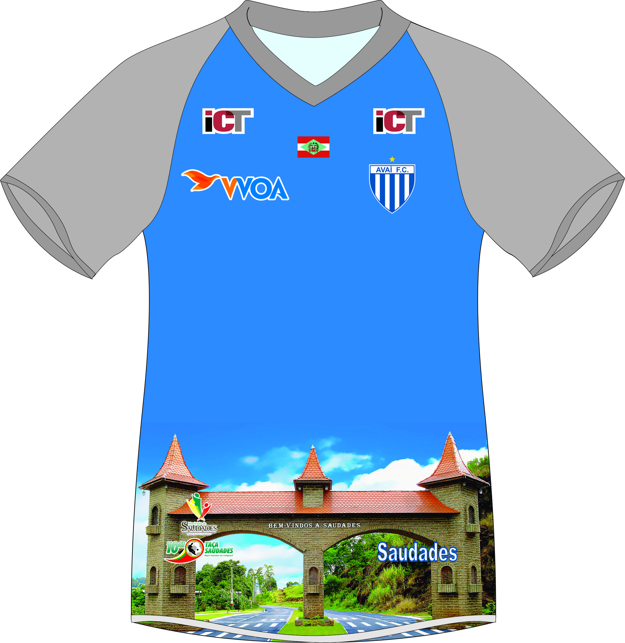 Camisa do goleiro da equipe do Avaí será em homenagem ao município de Saudades