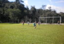 Uma das modalidades trabalhadas com os alunos foi o futebol