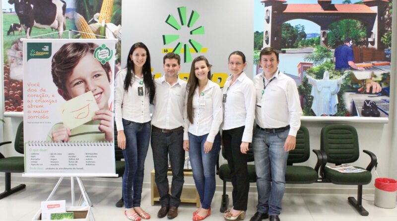 Equipe do Sicredi de Saudades já está envolvida na campanha “Gente que coopera é solidária”