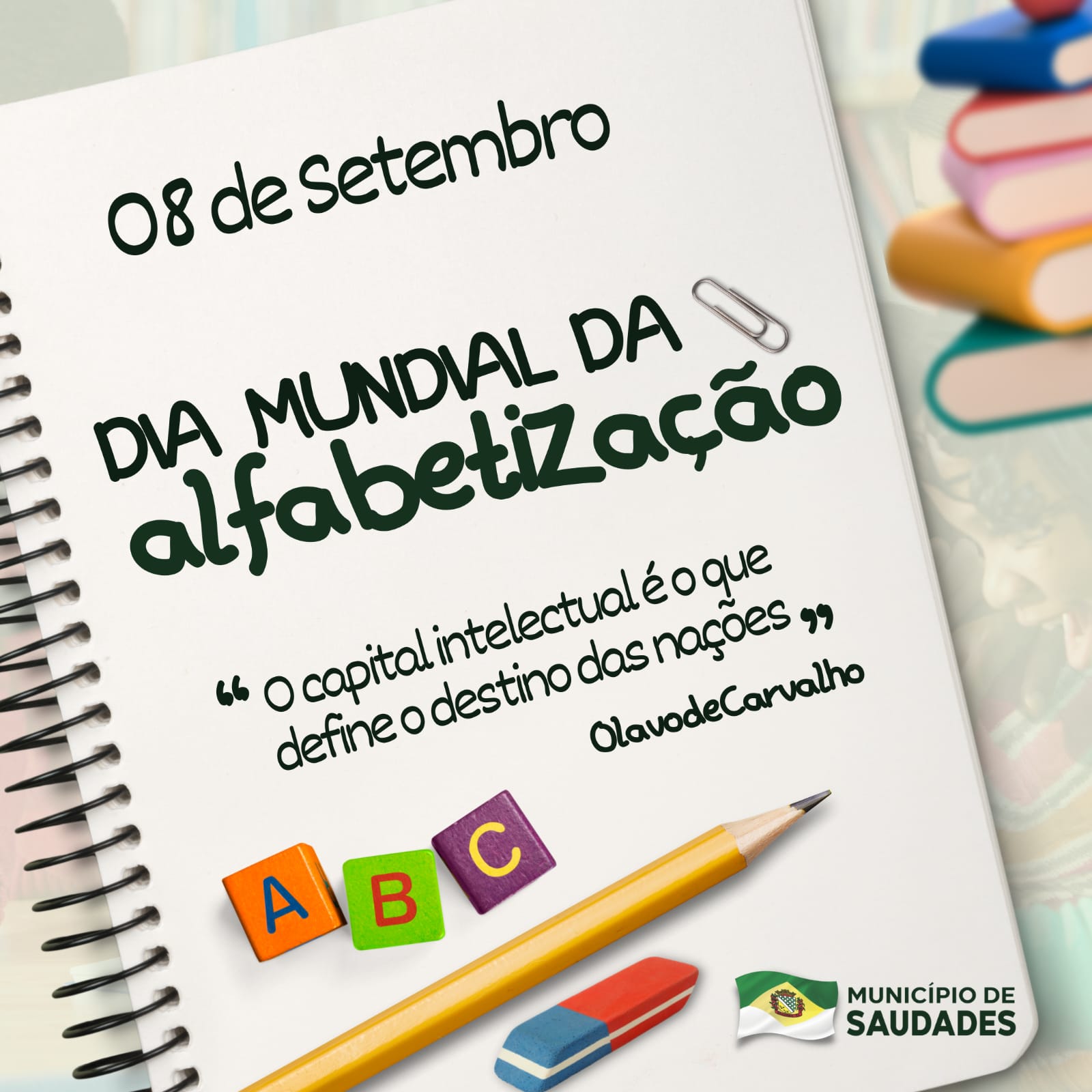 Dia Mundial da Alfabetização