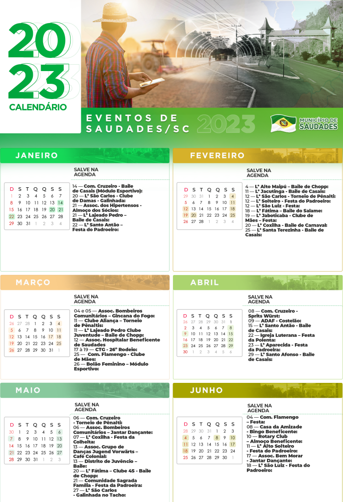 Calendário do 2º Torneio Distrital conhecido